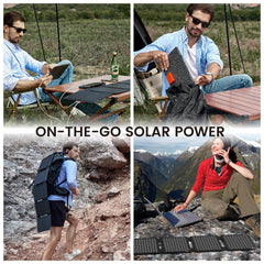 Fast-Charging Solar Panel with 48W Max Output for Outdoor Adventures