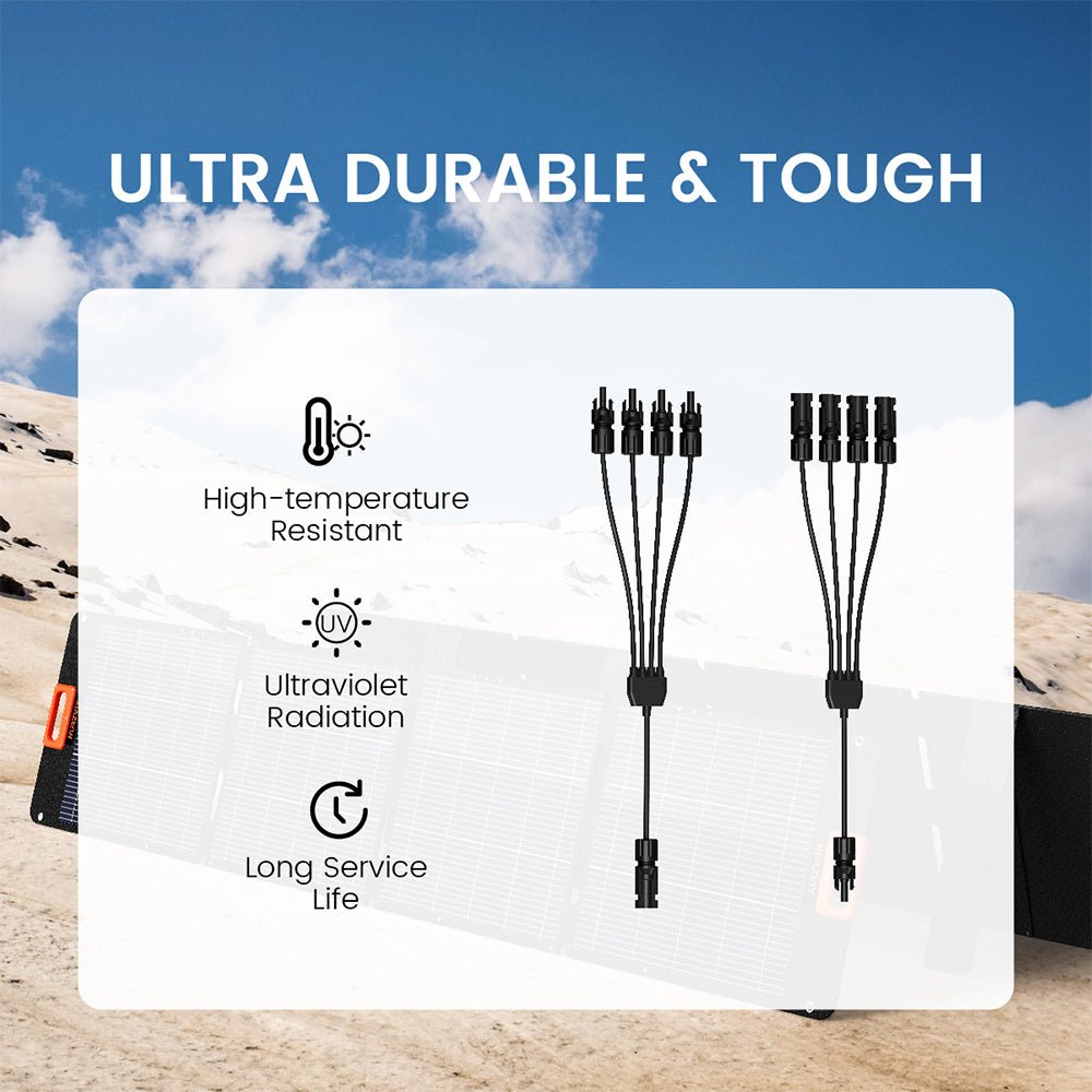 ElectronicsNurzviy SolarEpoch 4-in-1 Solar Panel Connector Parallel Adapter Cable