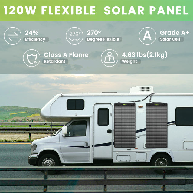 120W Flexible Solar Panel丨U120Flex