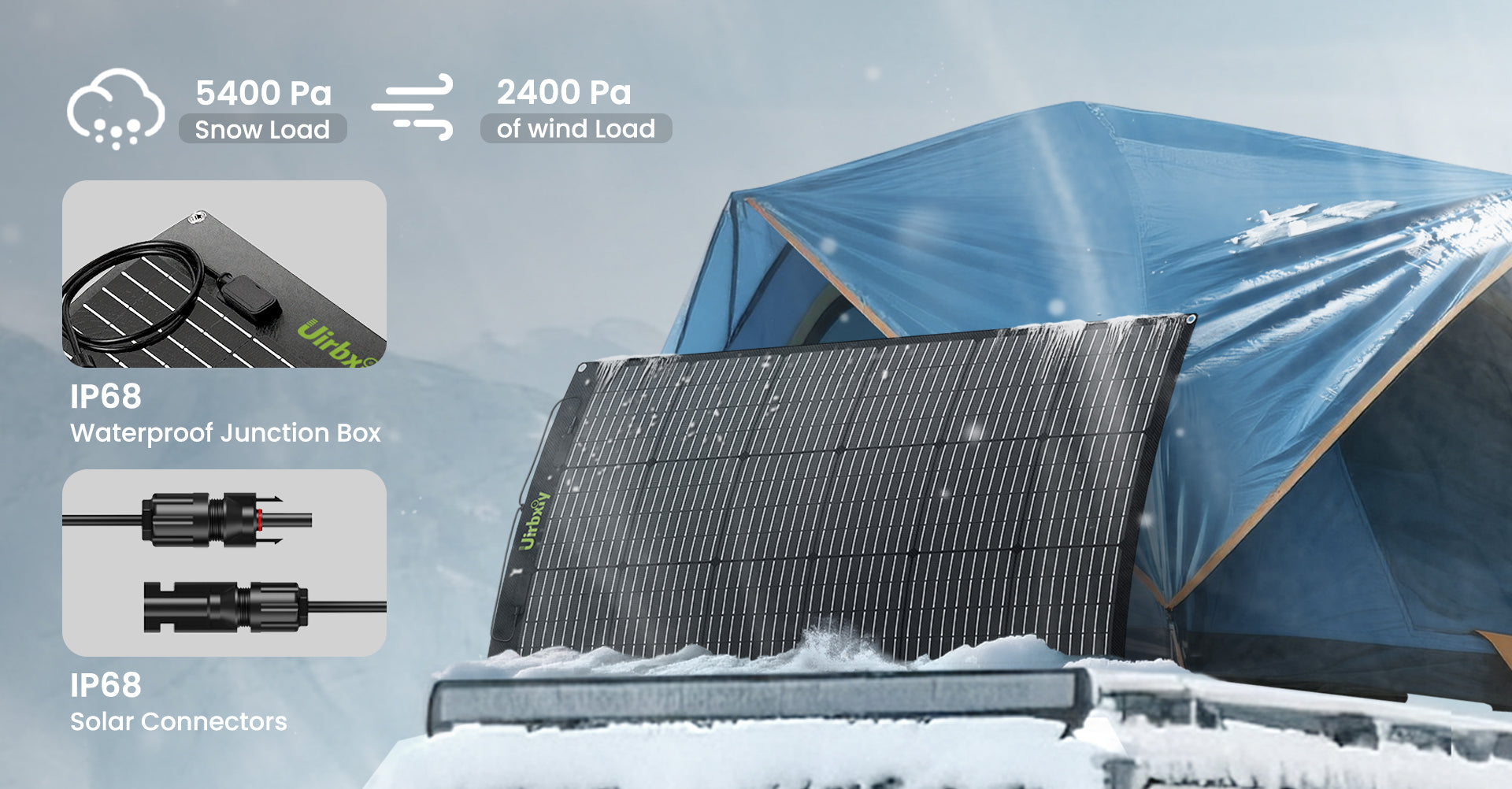 120W Flexible Solar Panel丨U120Flex