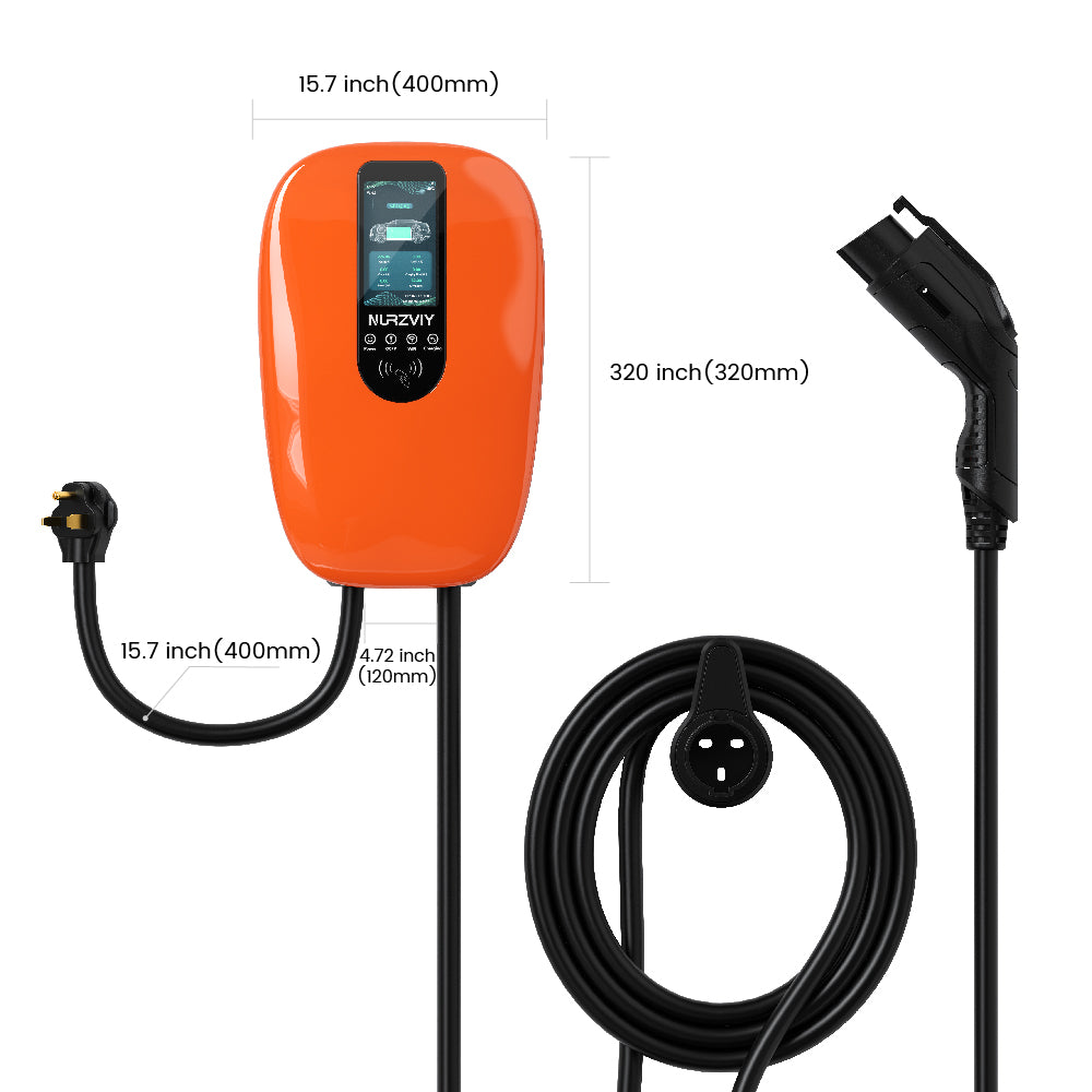 Nurzviy Level 2 Electric Vehicle Charger 40A/240V Nema 6-50