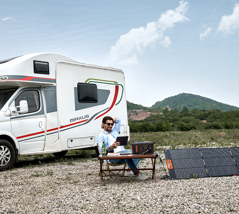 Nurzviy Portable Solar Panel 200 Watt 23.8V 10A