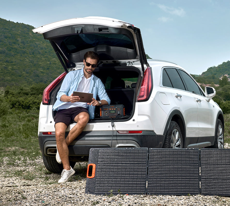 Nurzviy Portable Solar Panel 200 Watt 23.8V 10A