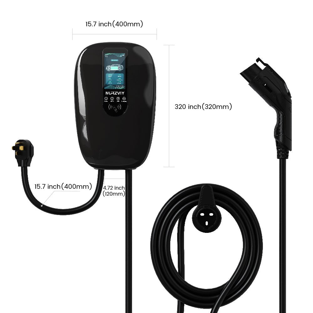 EV ChargerNurzviy Level 2 EV Charger 40A Nema 14-50