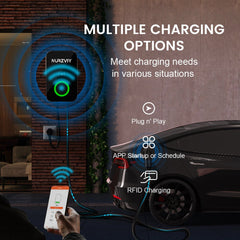 EV ChargerNurzviy Level 2 EV Charger EVHome 40A NEMA6-50