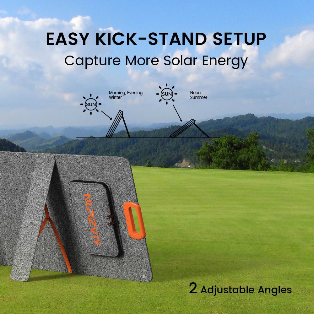 Nurzviy SolarEpoch 100 Watt Portable Solar Panel