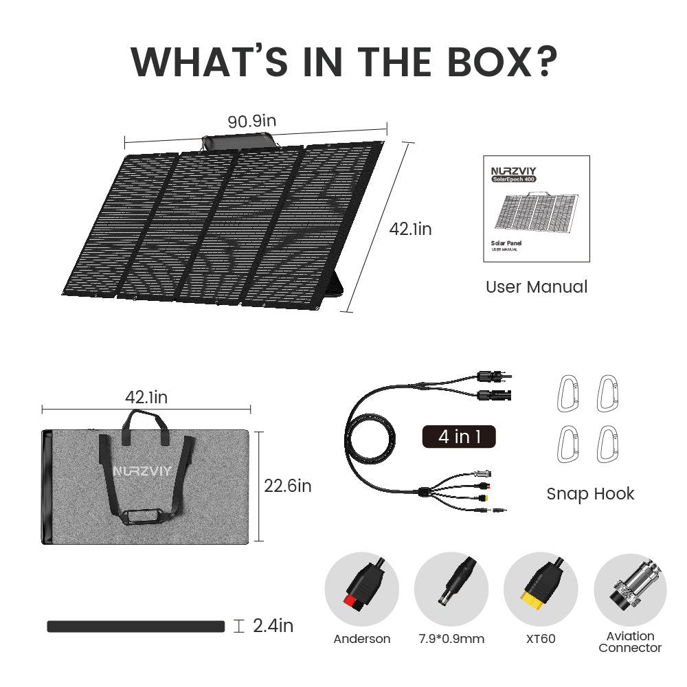 NurzviySolar PanelsSoalrEopch 400