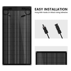 Solar PanelsNurzviy 100 Watt Flexible Solar Panel