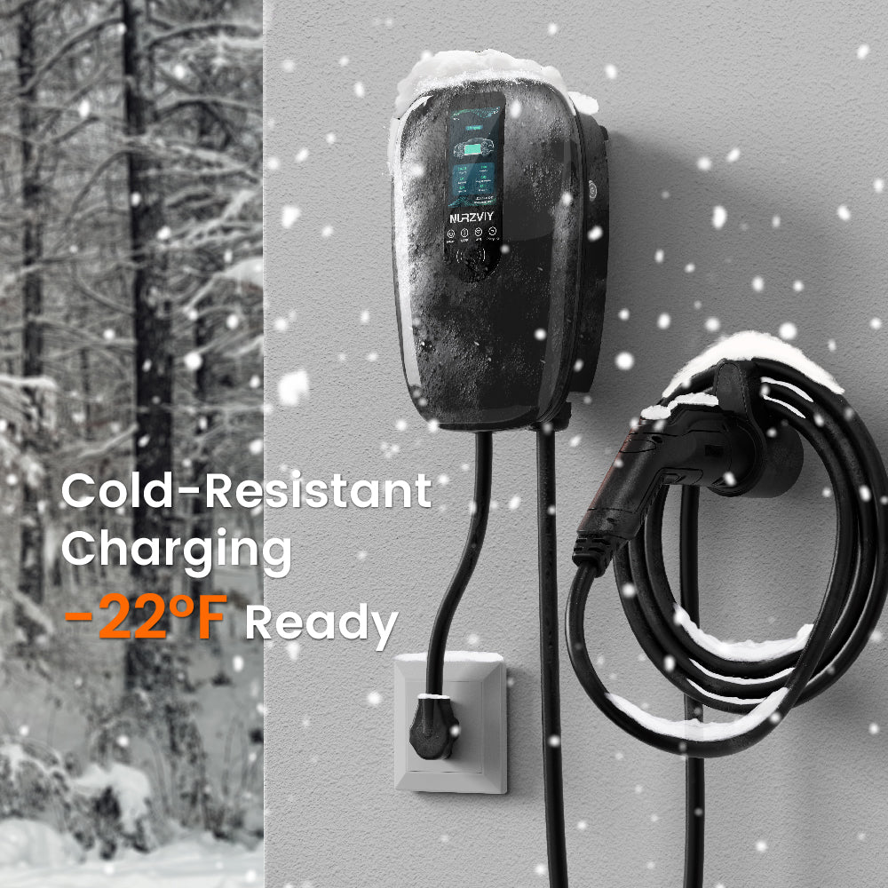 EV ChargerNurzviy Level 2 EV Charger 40A Nema 14-50