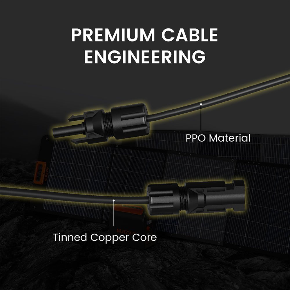 Nurzviy SolarEpoch 1-to-2 Solar Panel Connector Parallel Adapter Cable