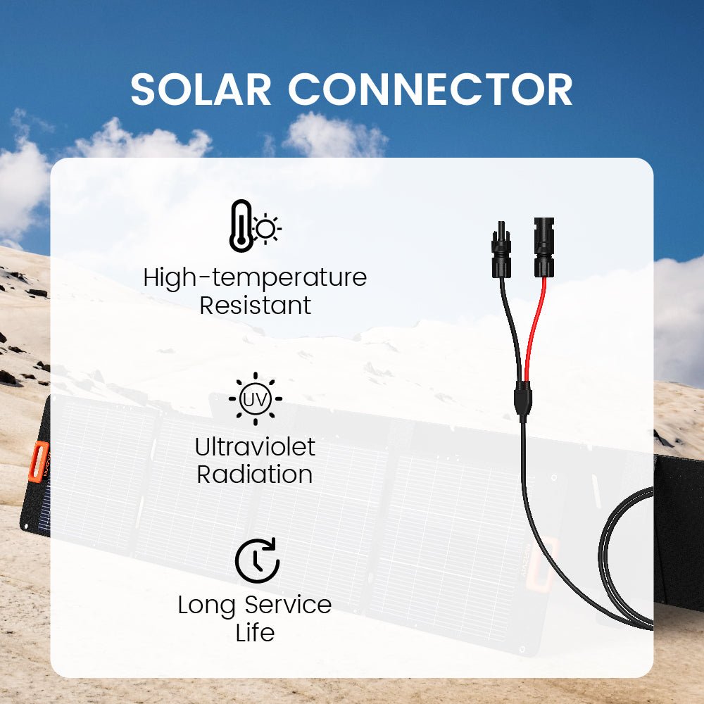 Nurzviy SolarEpoch 3-in-1 Solar Panel Connector Cable